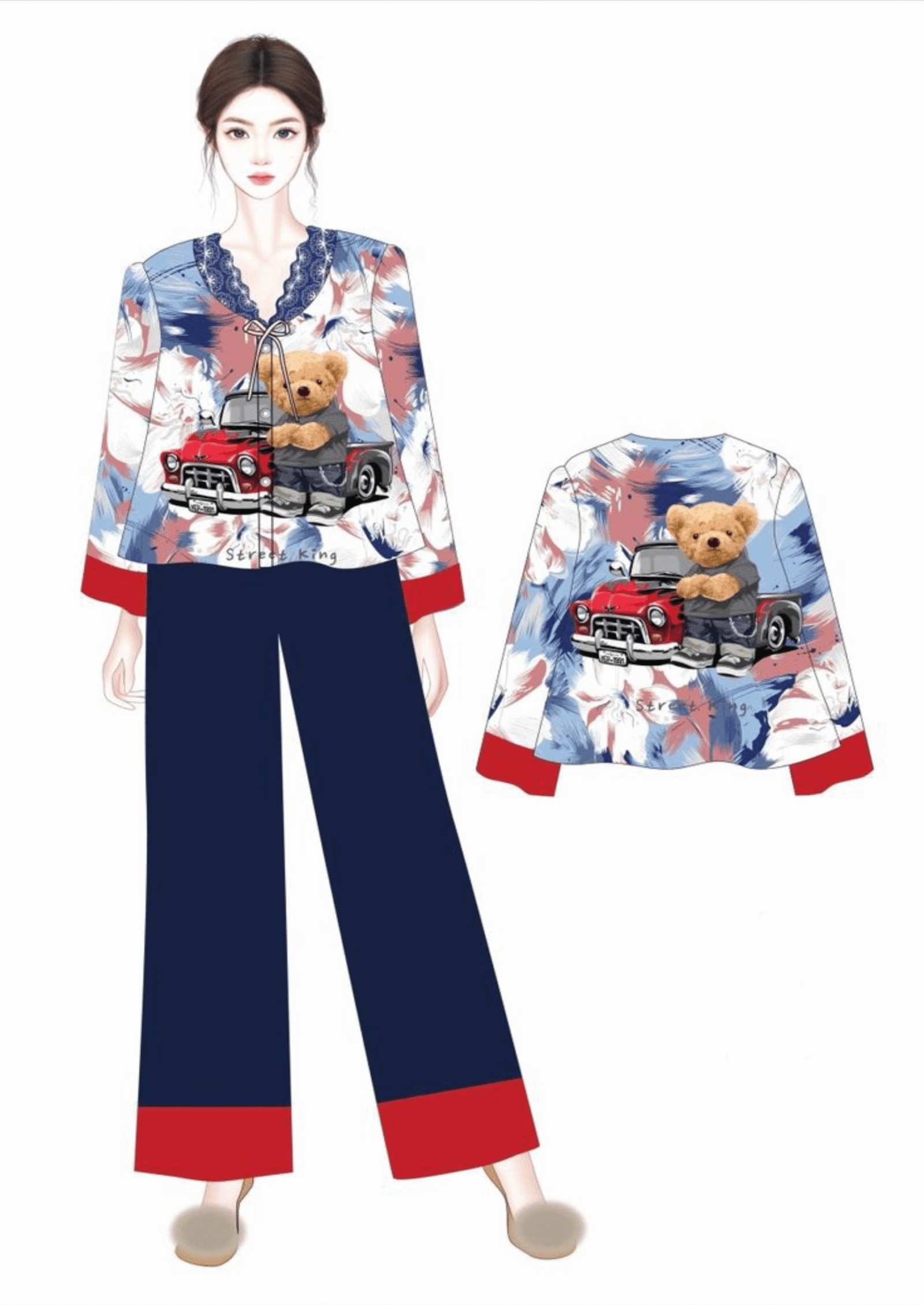 Xưởng TTP in vải pyjama với màu sắc bền đẹp, không phai