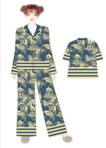 Mẫu thiết kế pijama 3D đa dạng được in tại TTP