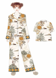 Mẫu thiết kế pijama 3D đa dạng được in tại TTP