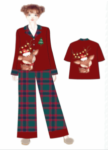 Bộ pijama in 3D theo mẫu tại TTP