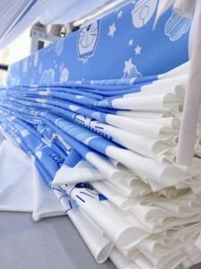 Satin bóng nhẹ cho pyjama cao cấp