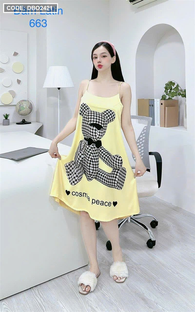 in vải may đầm, áo dài, yếm đa dạng TTP 0911 022 732