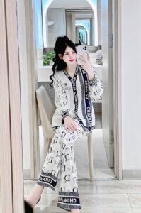 Satin bóng nhẹ in pyjama cao cấp tại xưởng in TTP